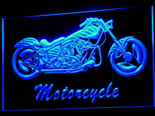 Motorcycle Bike LED Light Sign